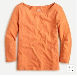 J. Crew Painter slub cotton boatneck